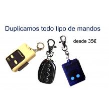 duplicado de mandos códigos evolutivos y fijos
